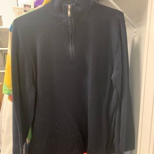 Quarter zip golf sweater